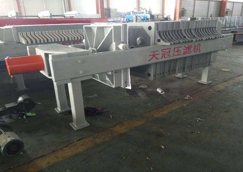 Pottery Clay Plate Frame Filter Press PLC Control