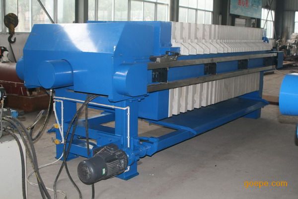 PLC Hydraulic Cast Iron Sludge Dewatering Filter Press