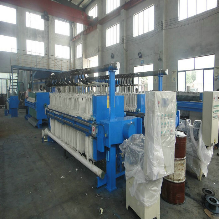 PLC Controlling Hydraulic Cast Iron Filter Press