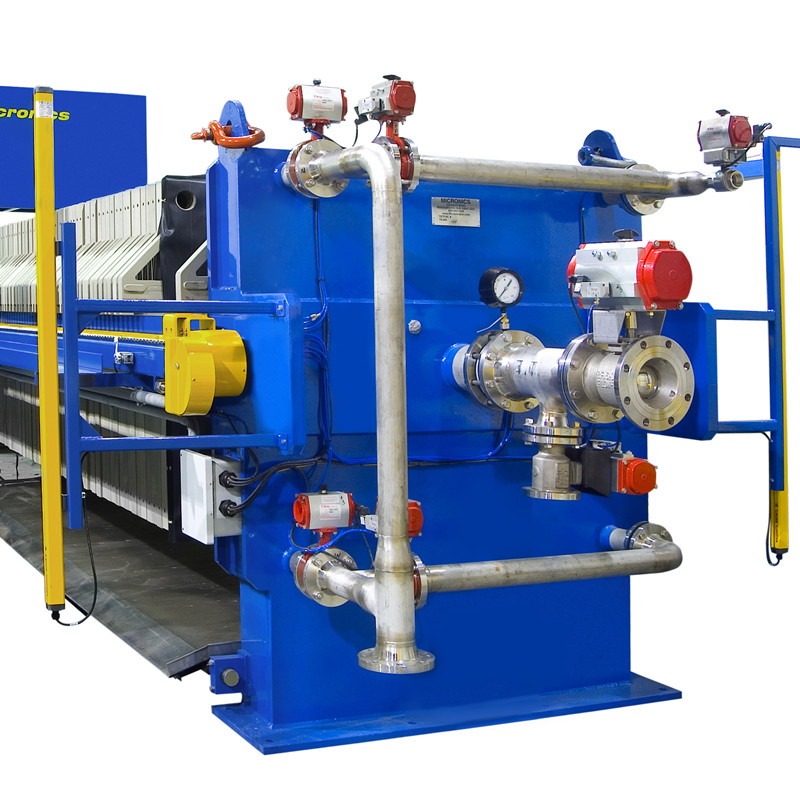 Filtration Cycle Flexible Diaphragms Sewage Filter Press