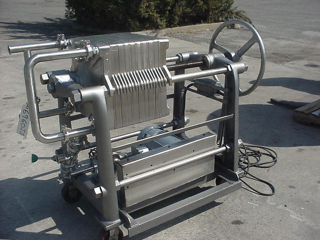 PLC Hydraulic Cast Iron Sludge Dewatering Filter Press